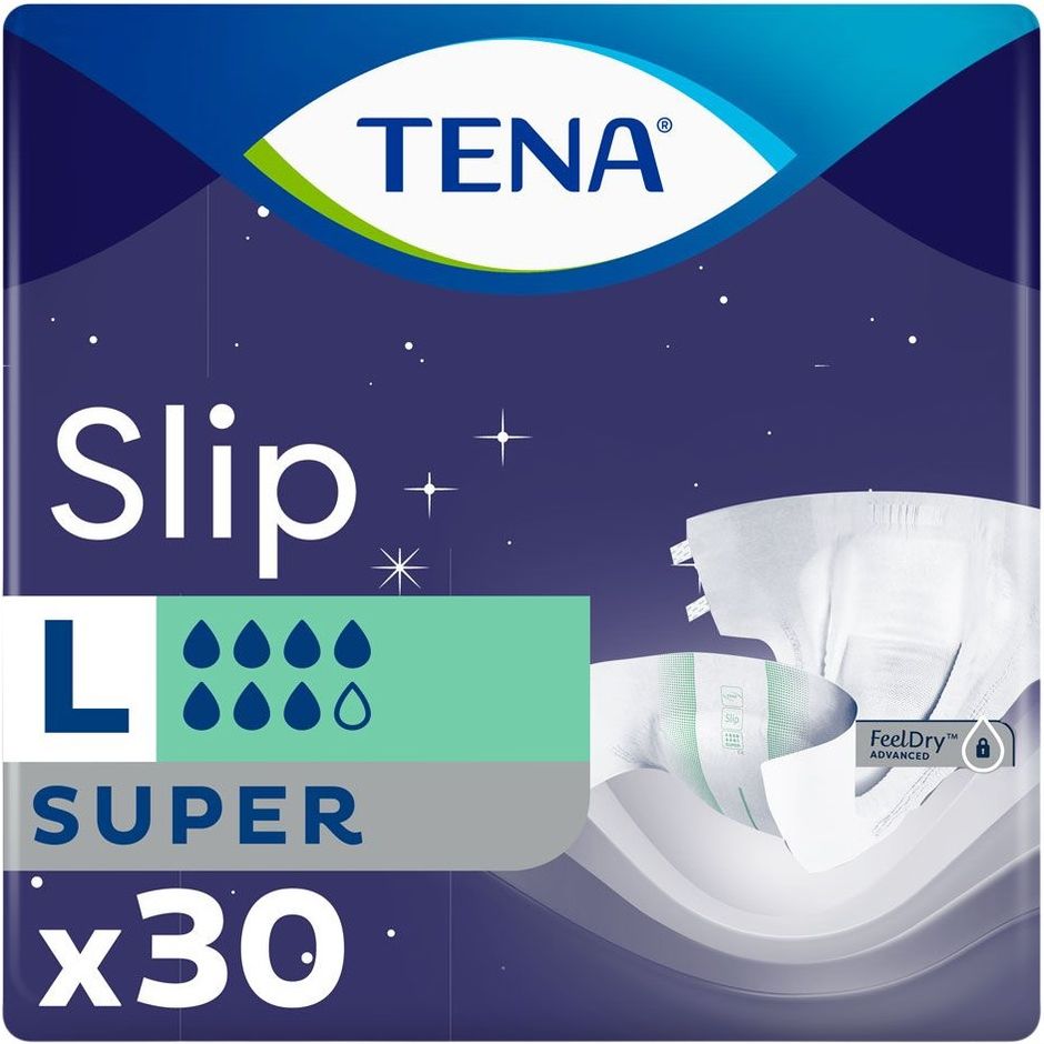 Подгузники для взрослых Tena Slip Super Larg 30 шт. - фото 1