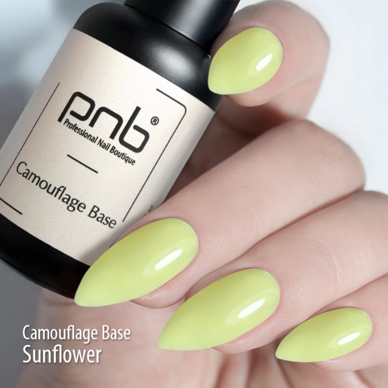 База камуфлююча каучукова PNB UV/LED Camouflage Base Sunflower 8 мл - фото 5