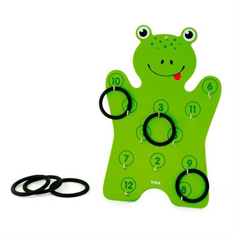 Игровой набор Viga Toys Лягушонок с кольцами (50661) - фото 1
