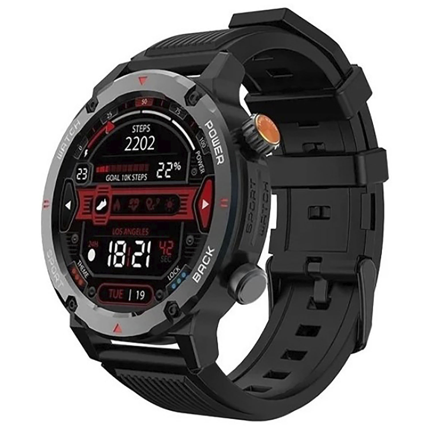 Смарт-годинник iMiki D-2 Silicone Strap Amoled Black - фото 1