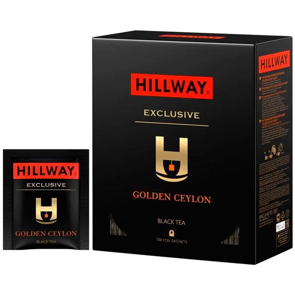 Чай чорний Hillway Exclusive Golden Ceylon, 100 х 2 г (843009) - фото 2