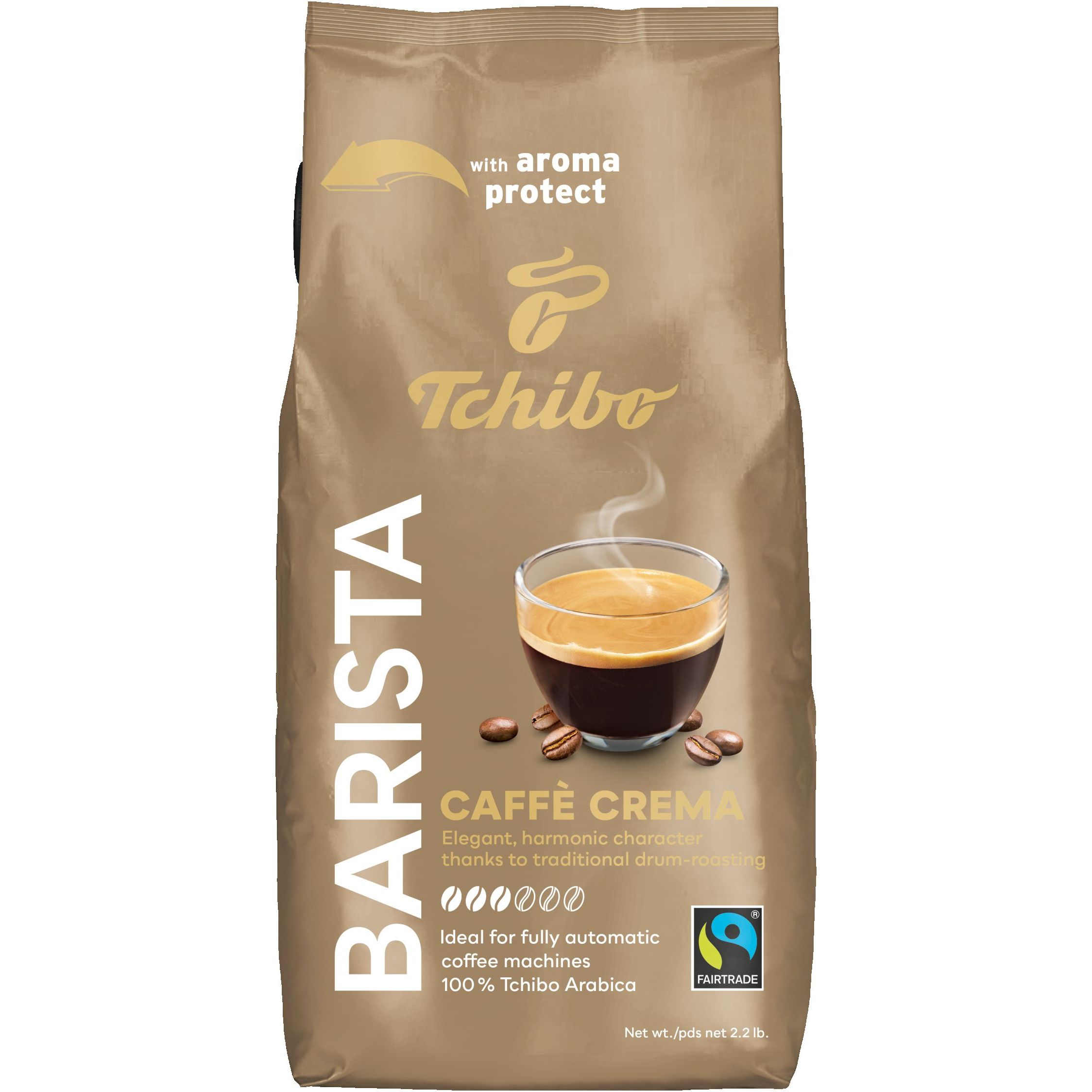 Кофе в зернах Tchibo Barista Caffe Crema 1 кг - фото 1