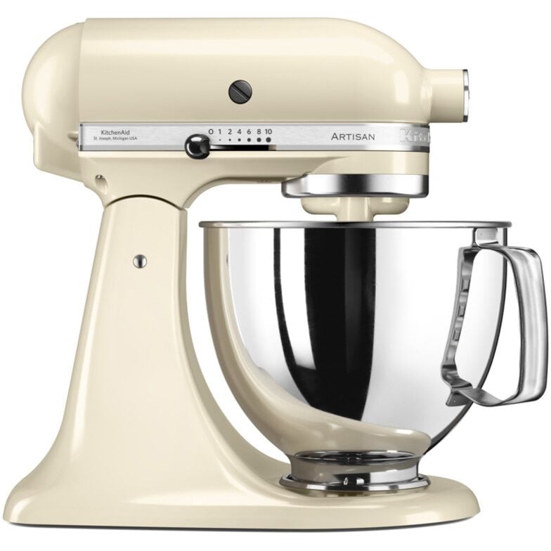 Планетарний міксер KitchenAid Artisan 4.8 л кремовий (5KSM125EAC) - фото 1