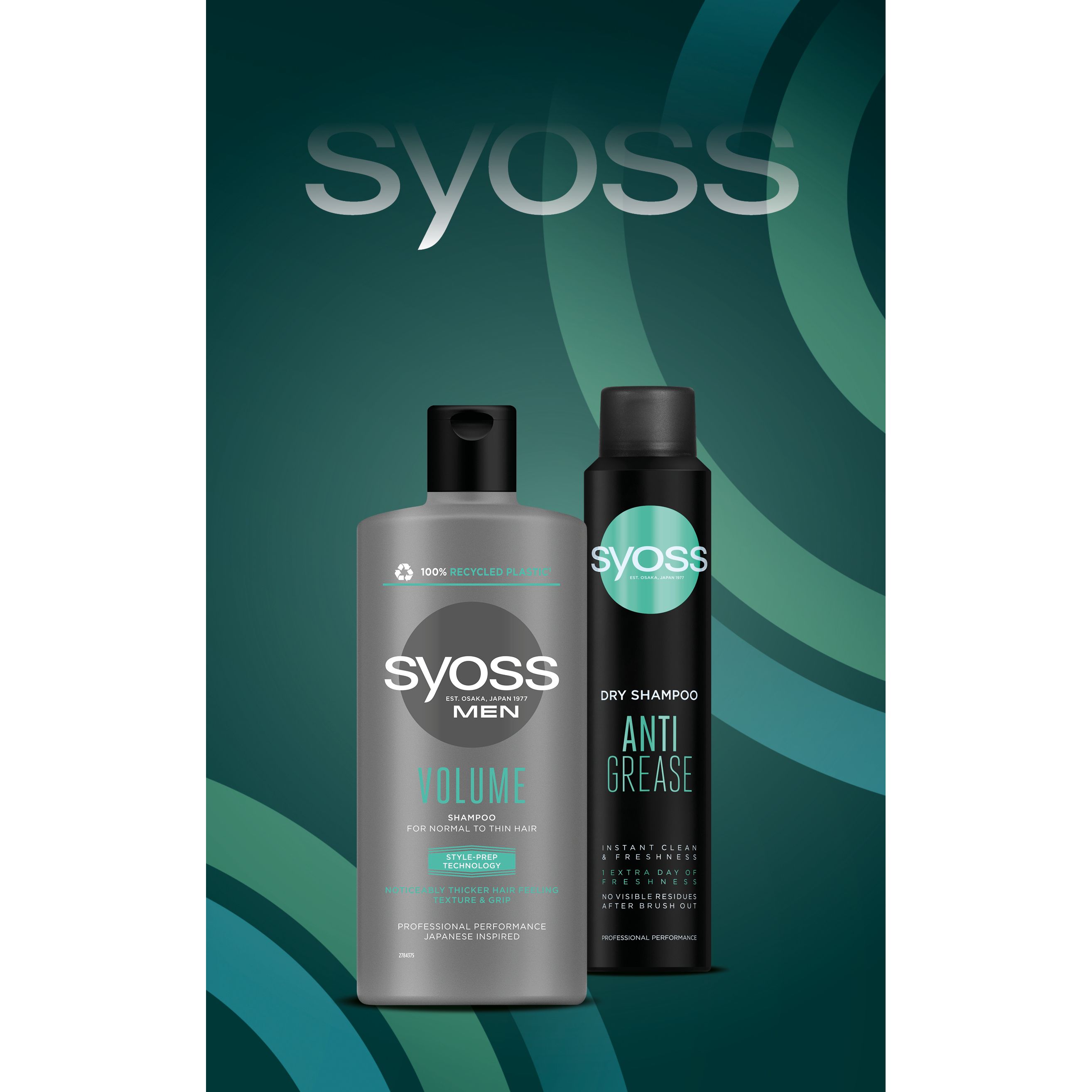 Набор Syoss For men. Clean & Freshness Шампунь 440 мл + сухой шампунь 200 мл - фото 4