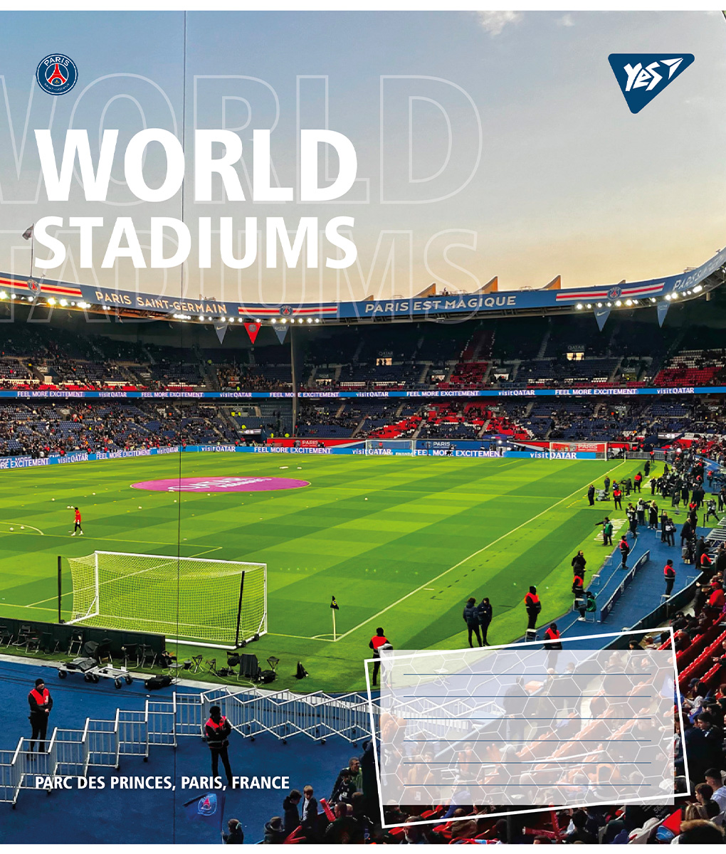 Набір зошитів Yes World stadium А5 в лінійку 36 аркушів 15 шт. (767096) - фото 4