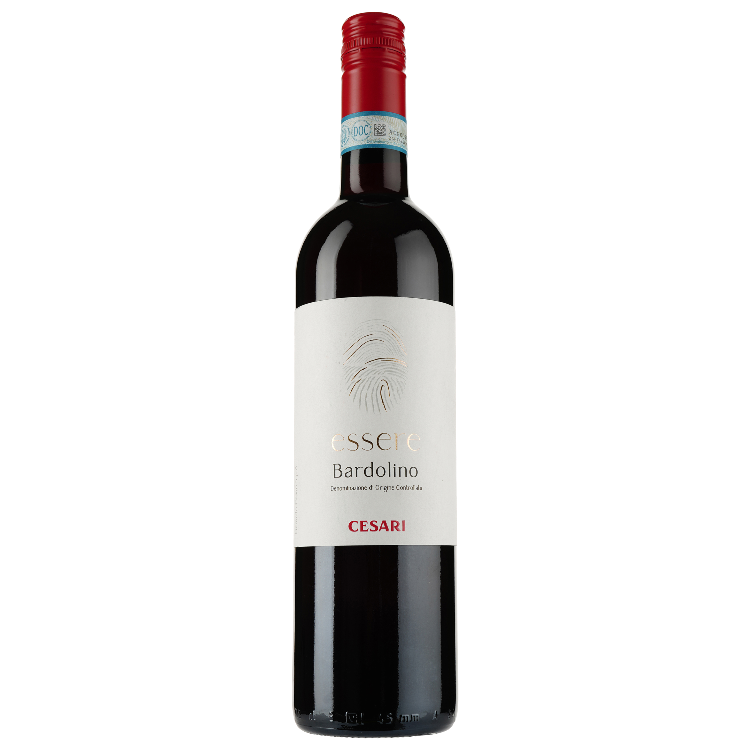 Вино Cesari Bardolino DOC Essere красное, сухое, 11,5%, 0,75 л - фото 1