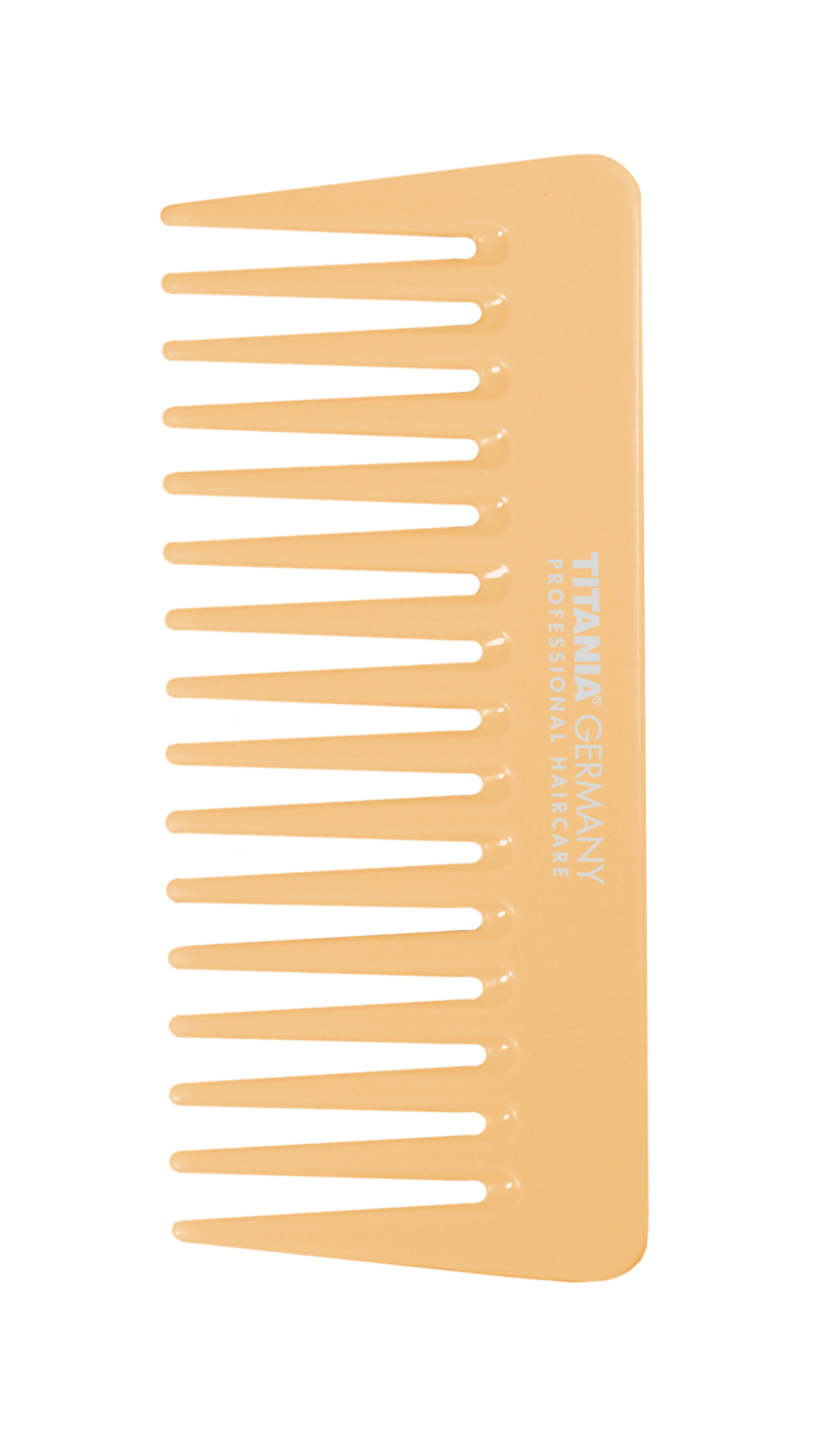 Гребінець для волосся Titania, 14 см, помаранчевий (1813-6 оранж) - фото 1