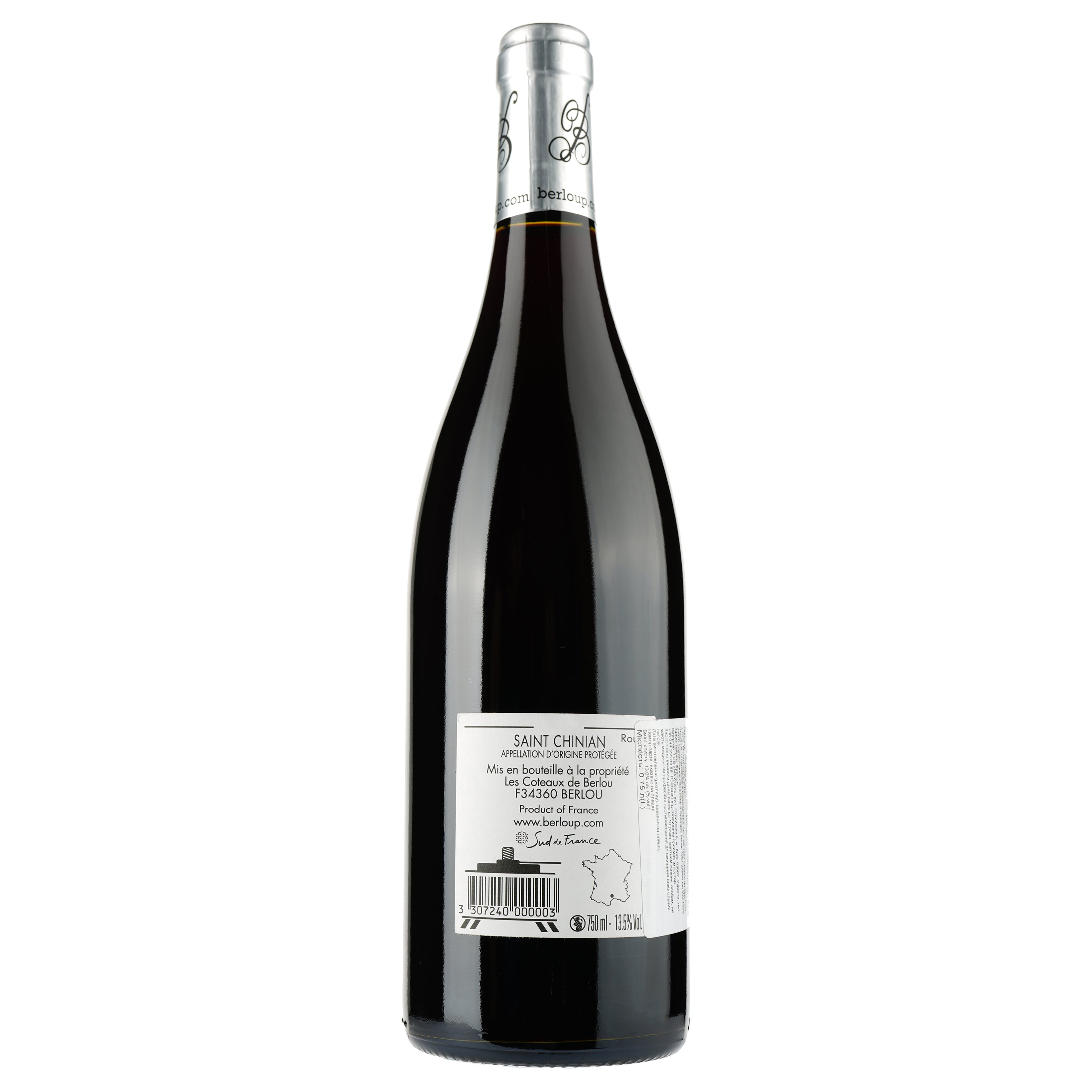 Вино Schisteil Rouge 2019 AOP Saint Chinian, червоне, сухе, 0.75 л - фото 2