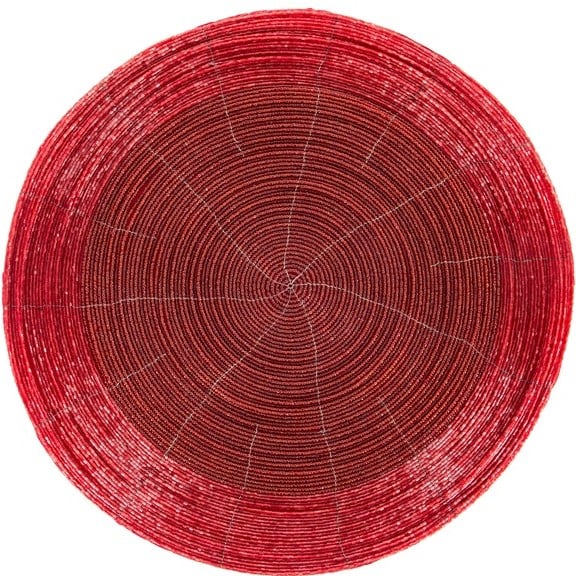 Плейсмат Lefard Бисер, 36 см, красный (877-026) - фото 1