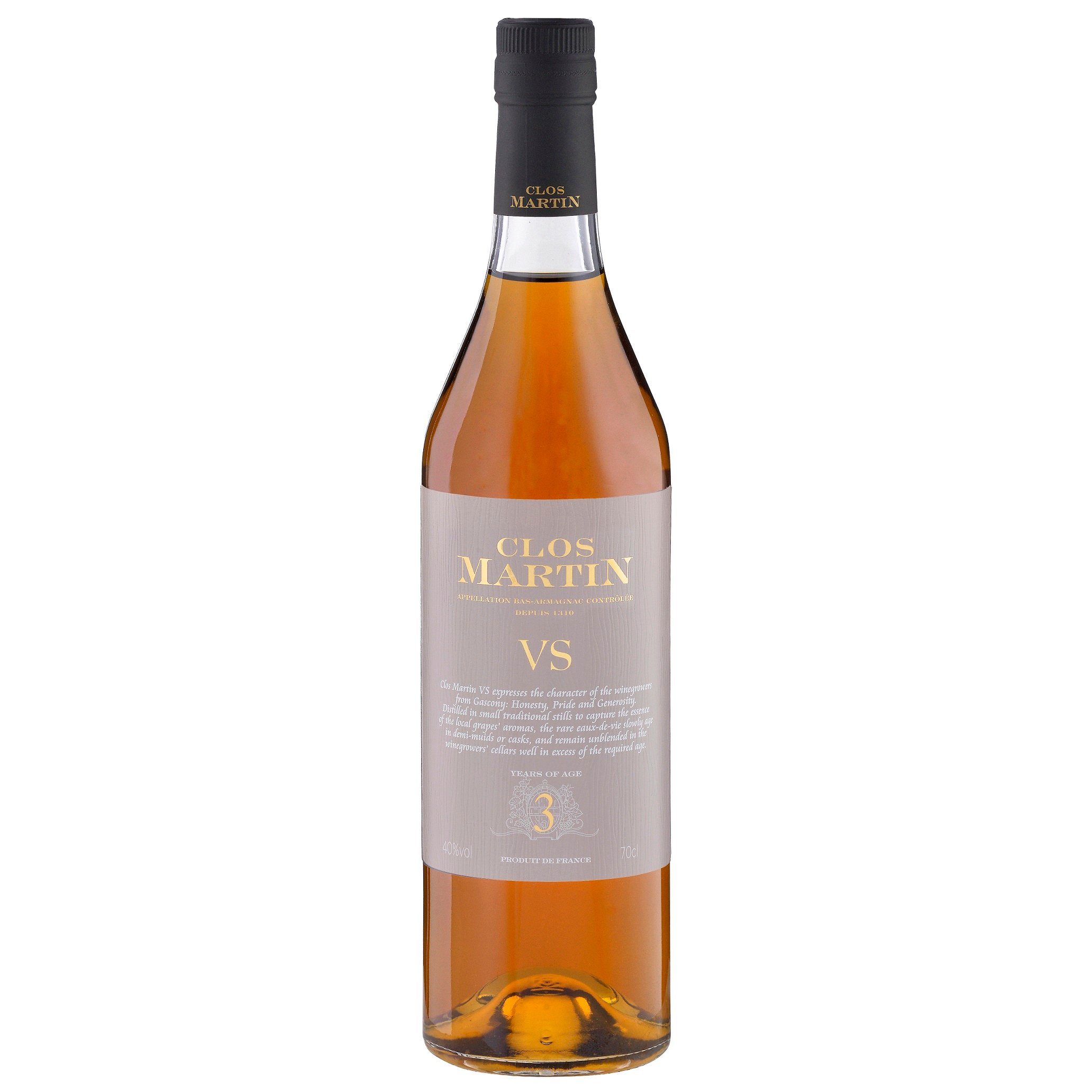 Арманіяк Clos Martin Armagnac 3 роки VS, 40%, 0,7 л - фото 1