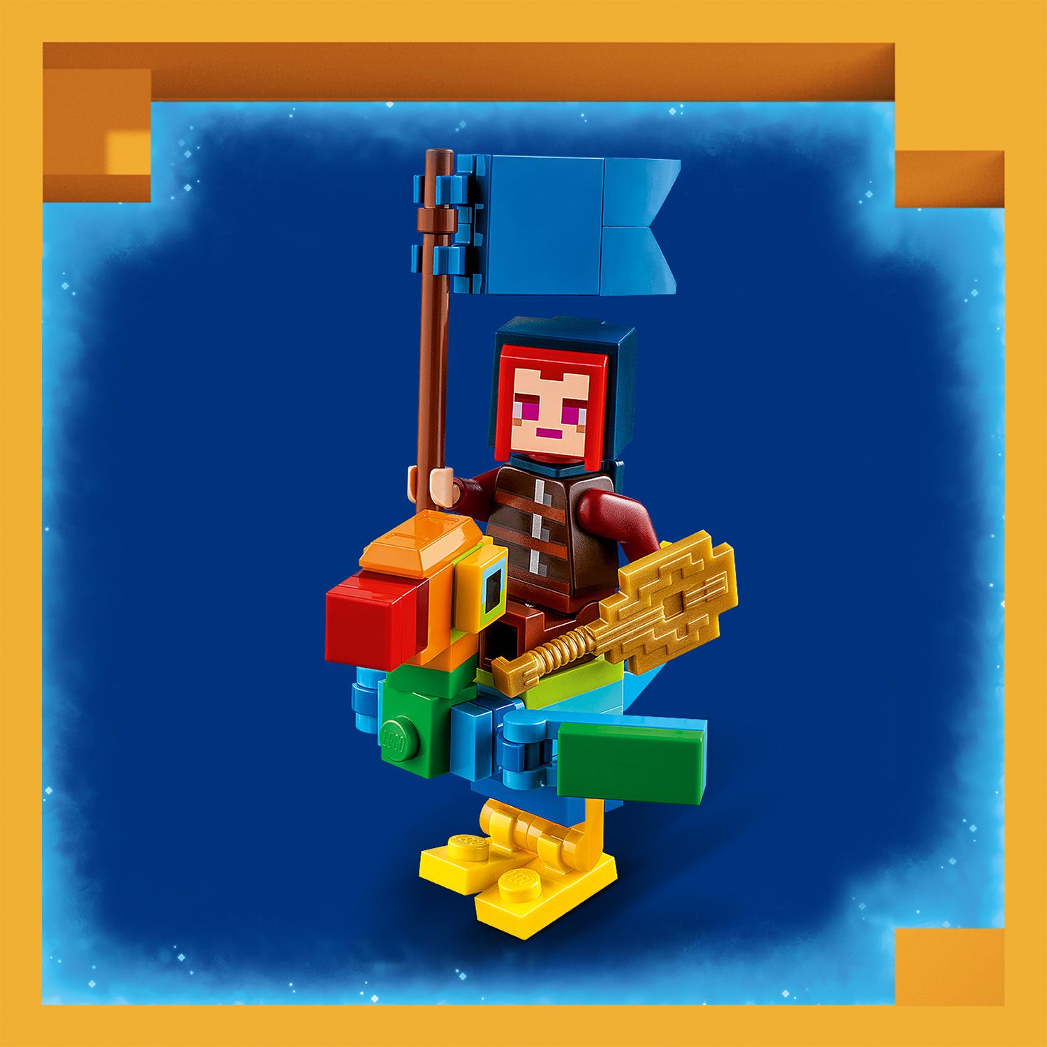 Конструктор LEGO Minecraft Схватка с пожирателем 420 детали (21257) - фото 6