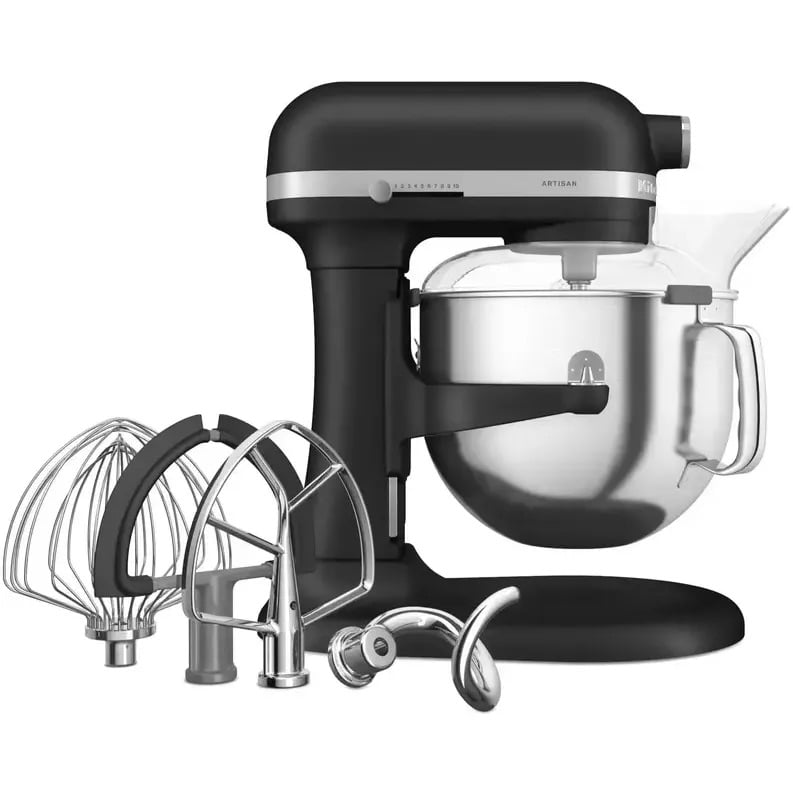 Планетарний міксер KitchenAid Artisan з підйомною чашею 6.6 л чавун (5KSM70SHXEBK) - фото 5