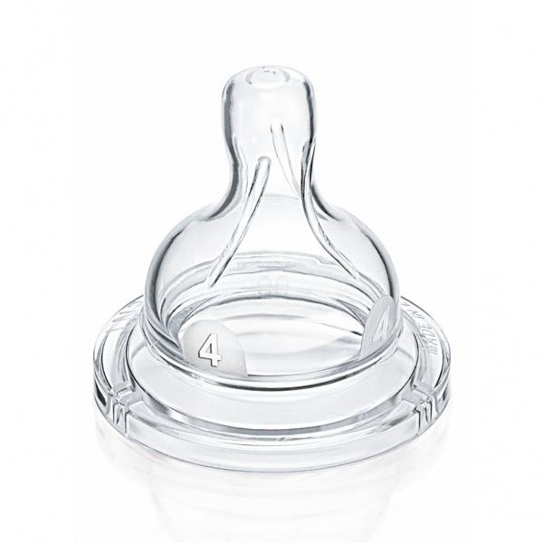 Соска силиконовая Philips Avent Anti-colic быстрый поток 6 м+, 2 шт. (SCF634/27) - фото 2