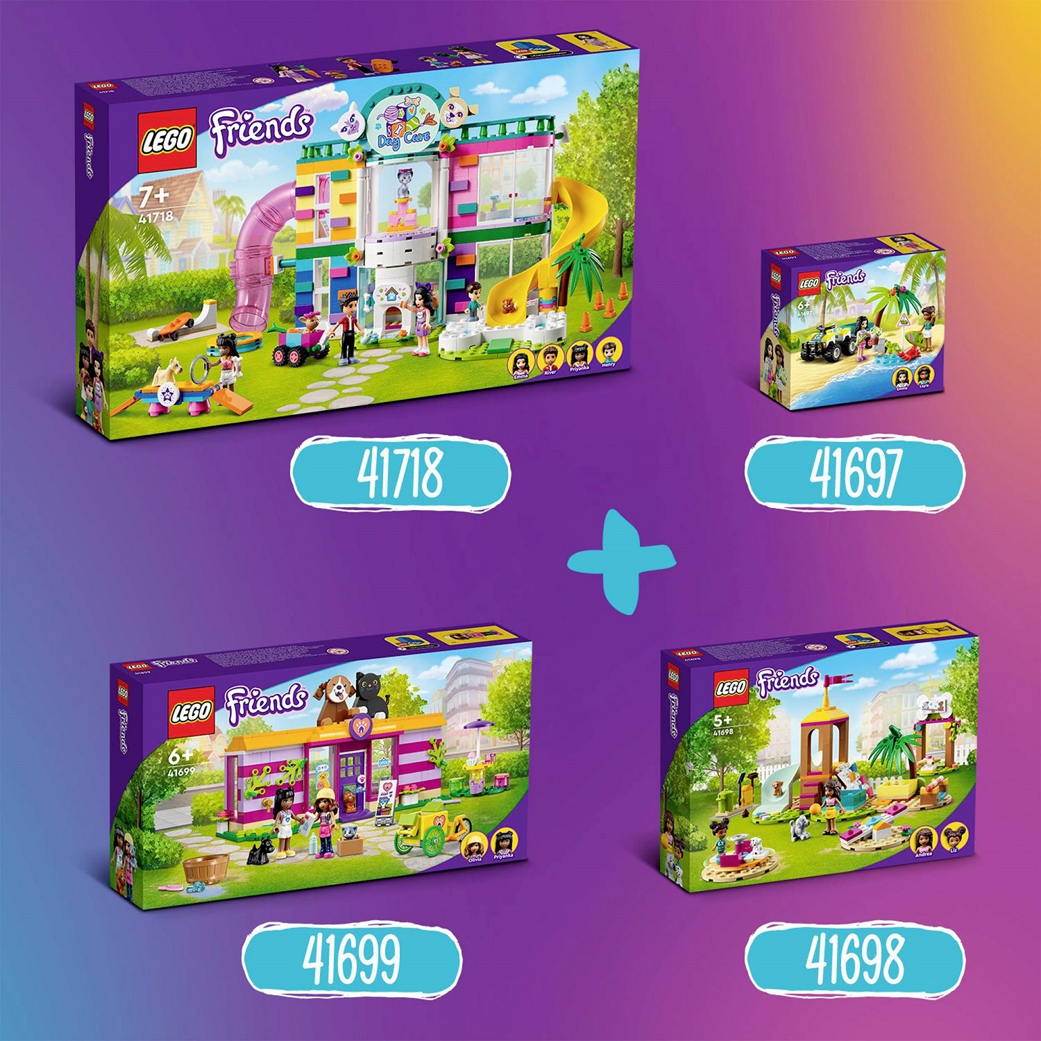 Конструктор LEGO Friends Зоогостиница, 593 деталей (41718) - фото 8