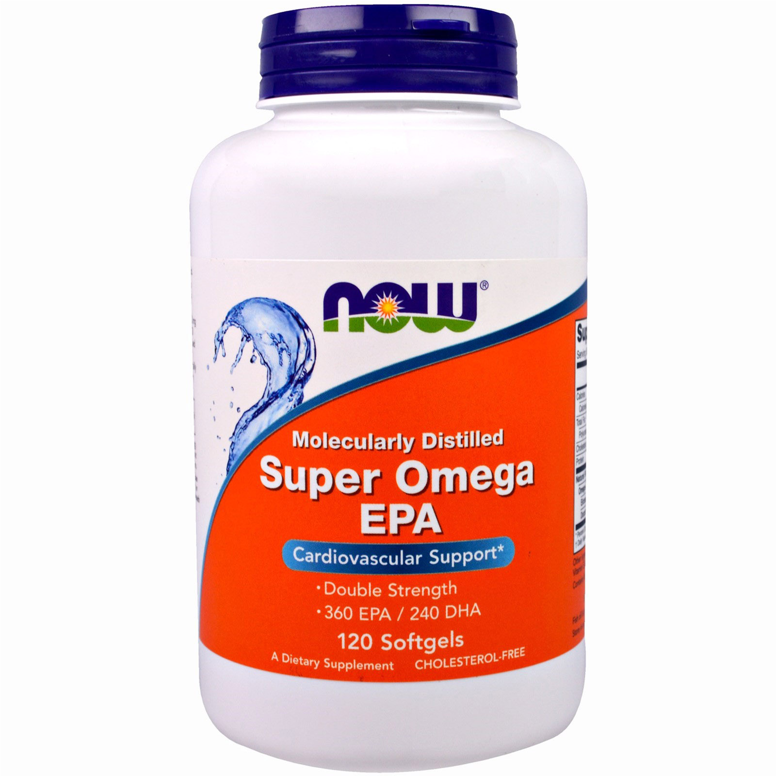 Рыбий жир Now Super Omega 360 EPA / 240 DHA 1200 мг 120 капсул - фото 1