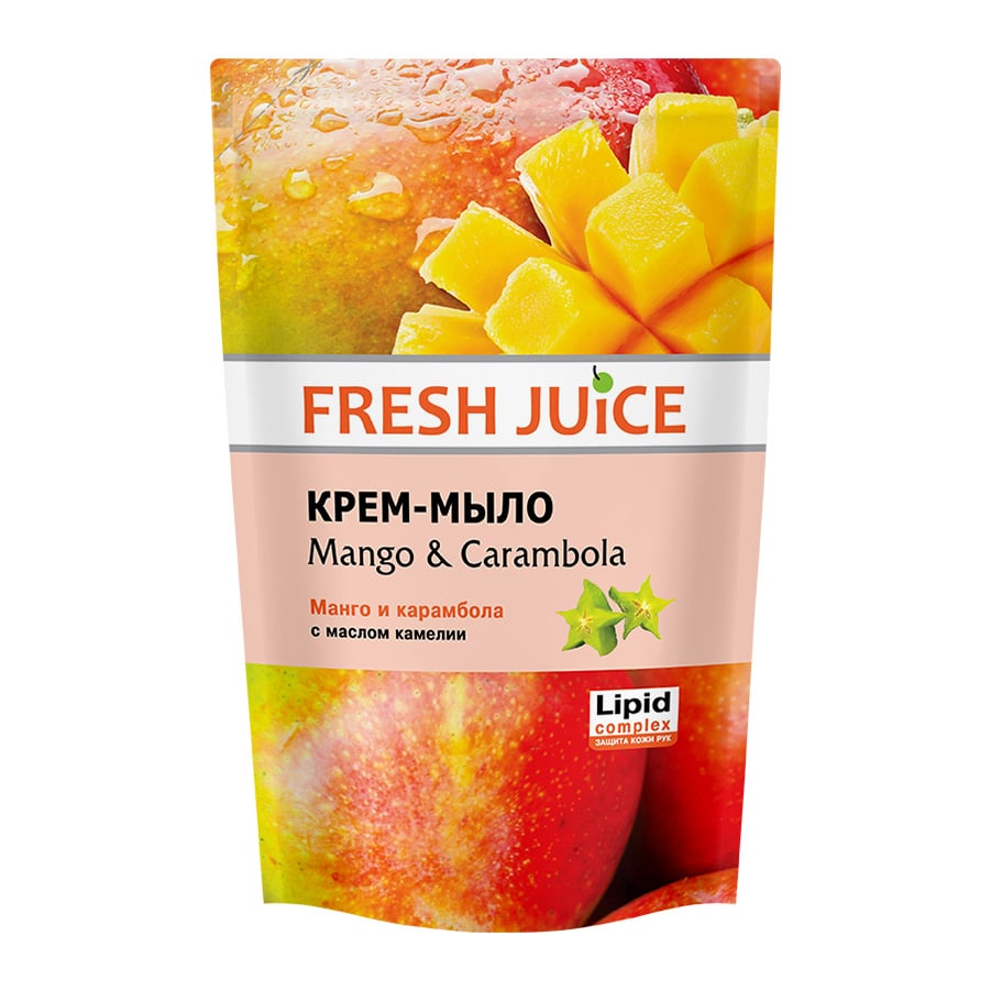 Крем-мило Fresh Juice Mango & Carambola, 460 мл - фото 1