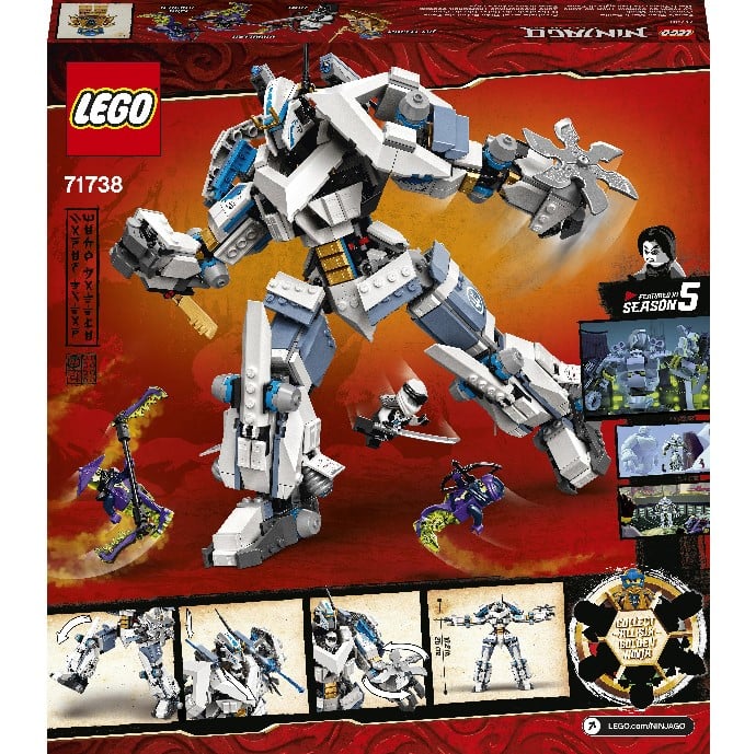 Конструктор LEGO Ninjago Битва з роботом Зейна, 840 деталей (71738) - фото 2