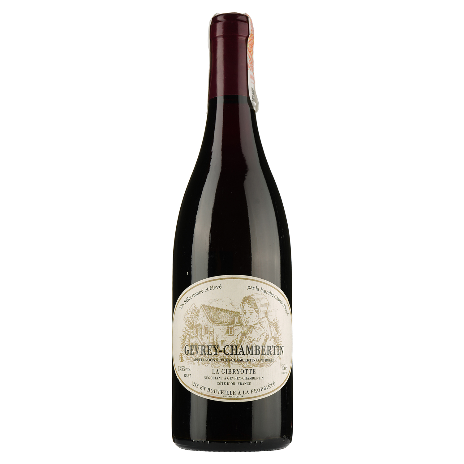Вино Claude Dugat La Gibryotte Gevrey-Chambertin 2019 AOC, 13,5%, 0,75 л (868957) - фото 1
