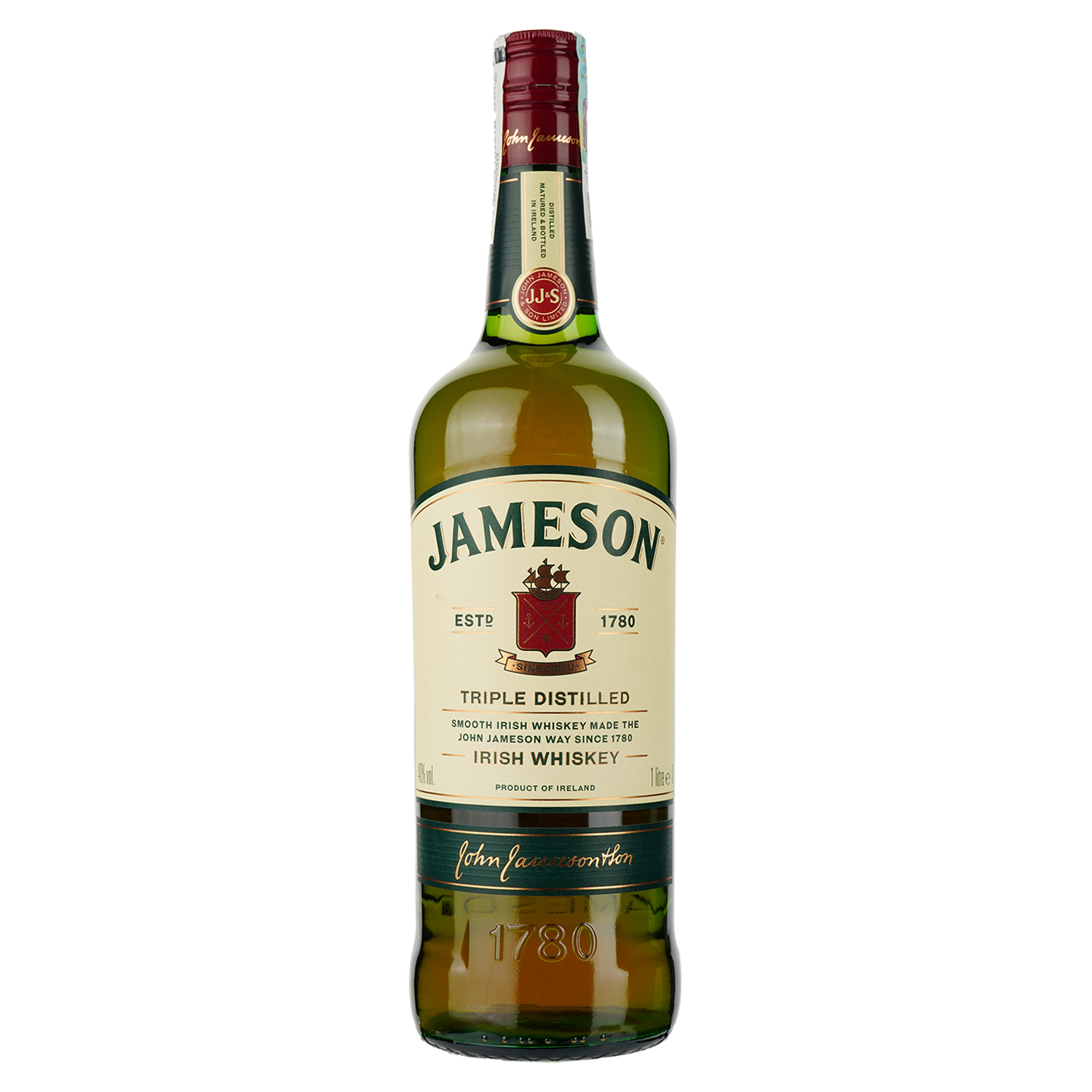 Віскі Jameson Irish Whiskey, 40%, 1 л (2712) - фото 1