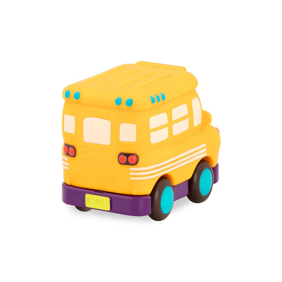 Інерційна машинка Battat Шкільний автобус жовтий (BX1495Z) - фото 2