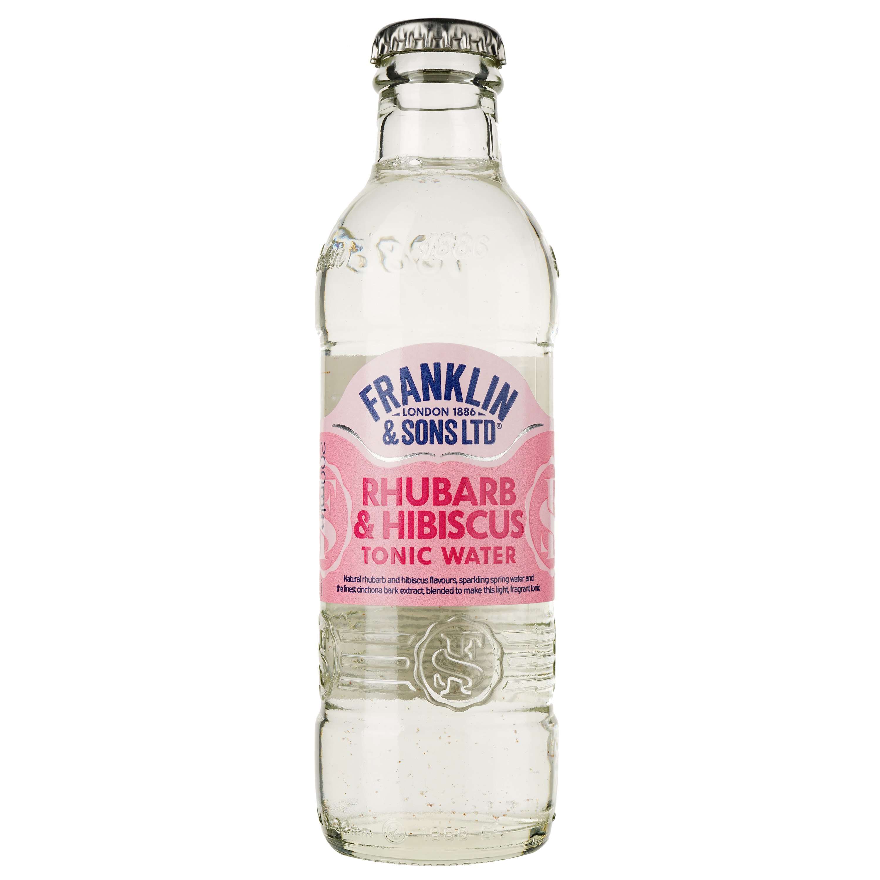 Напій Franklin & Sons Rhubarb & Hibiscus Tonic Water 200 мл (45794) - фото 1