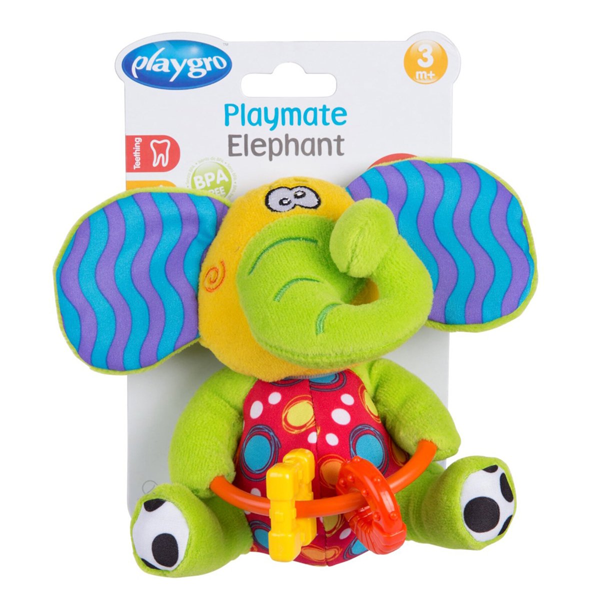 Іграшка-прорізувач PlayGro Слоненя - фото 2