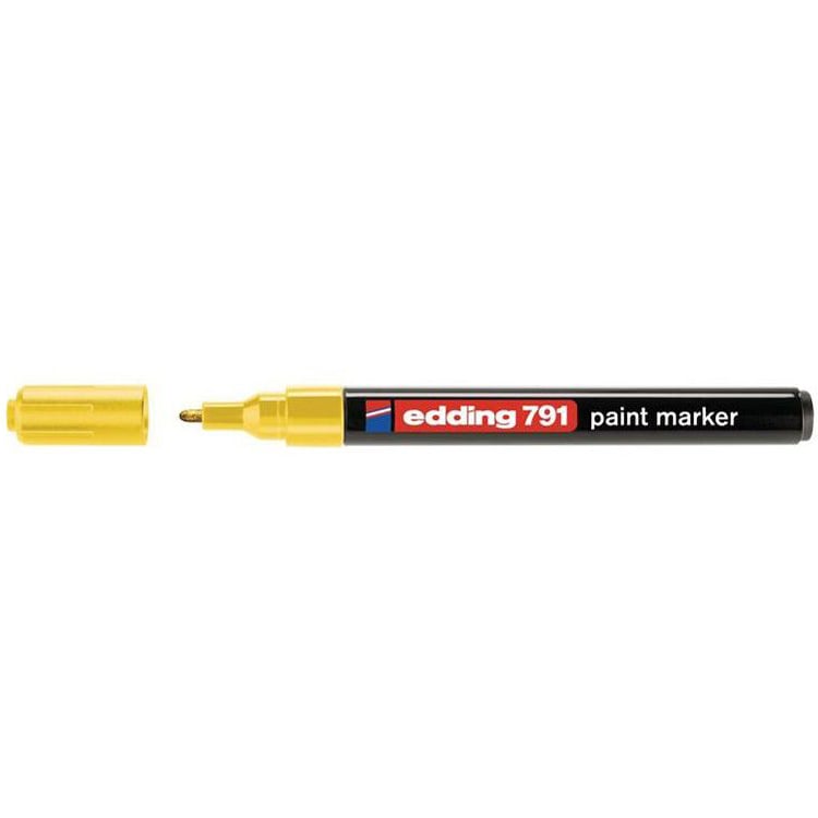 Маркер Edding Paint конусоподібний 1-2 мм жовтий (e-791/05) - фото 1