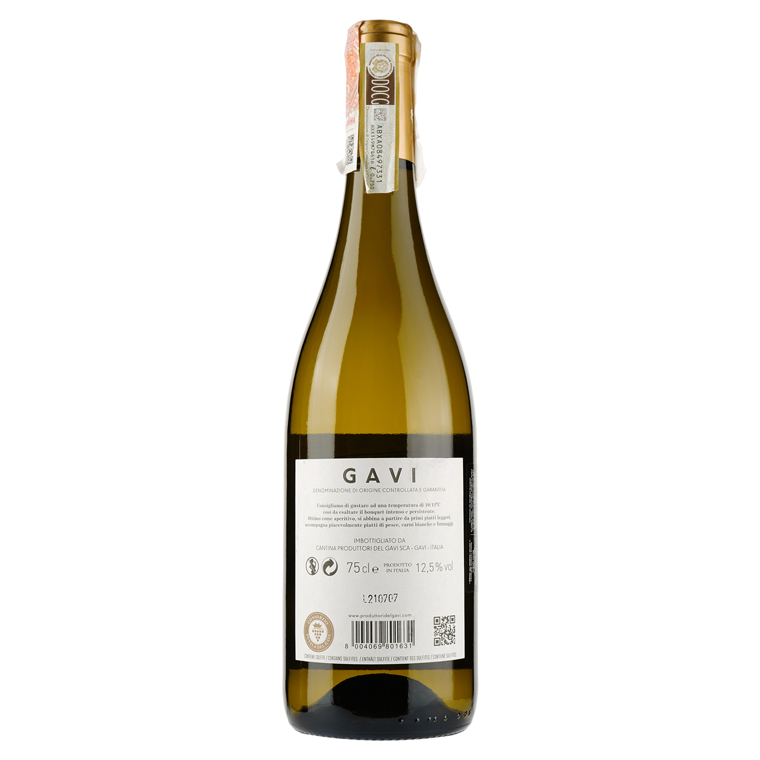 Вино Produttori Del Gavi Il Forte DOCG, біле, сухе, 12,5%, 0,75 л - фото 2
