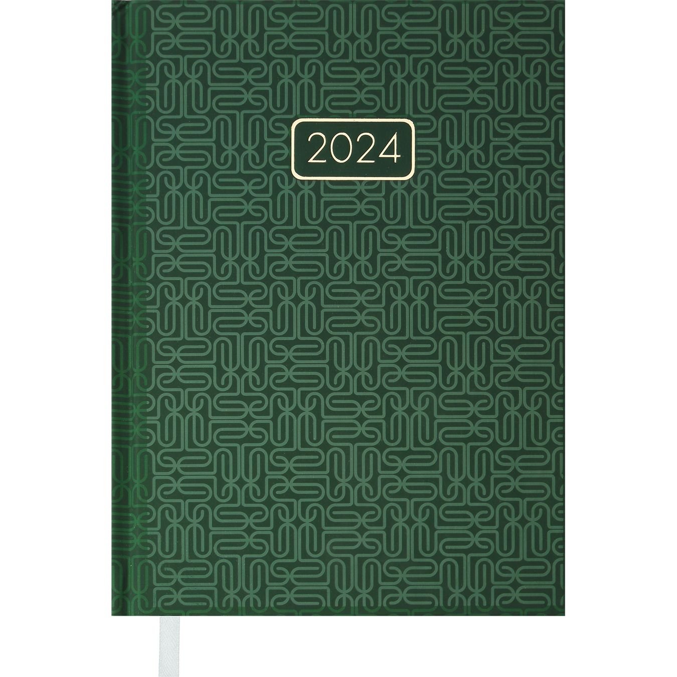 Ежедневник датированный Buromax Velvet 2024 A5 зеленый (BM.2163-04) - фото 1