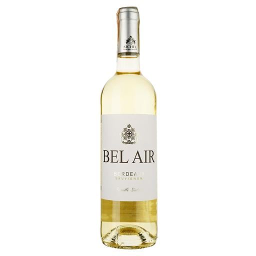 Вино Les Hauts de Bel Air Blanc AOC Bordeaux Sauvignon 2016, белое, сухое, 0,75 л - фото 1