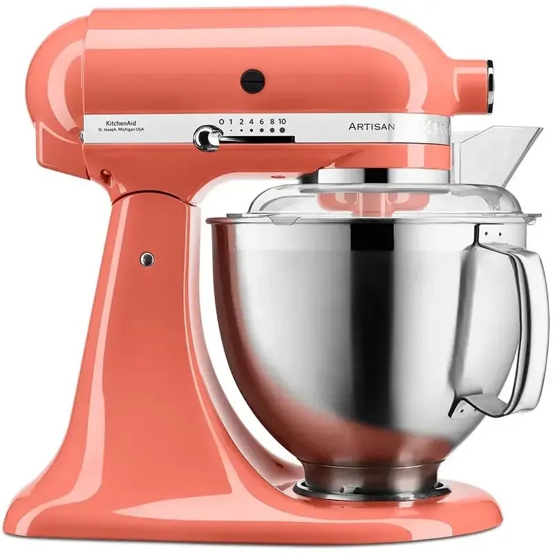 Планетарный миксер KitchenAid Artisan 4.8 л персиковой беллини (5KSM185PSEPH) - фото 1