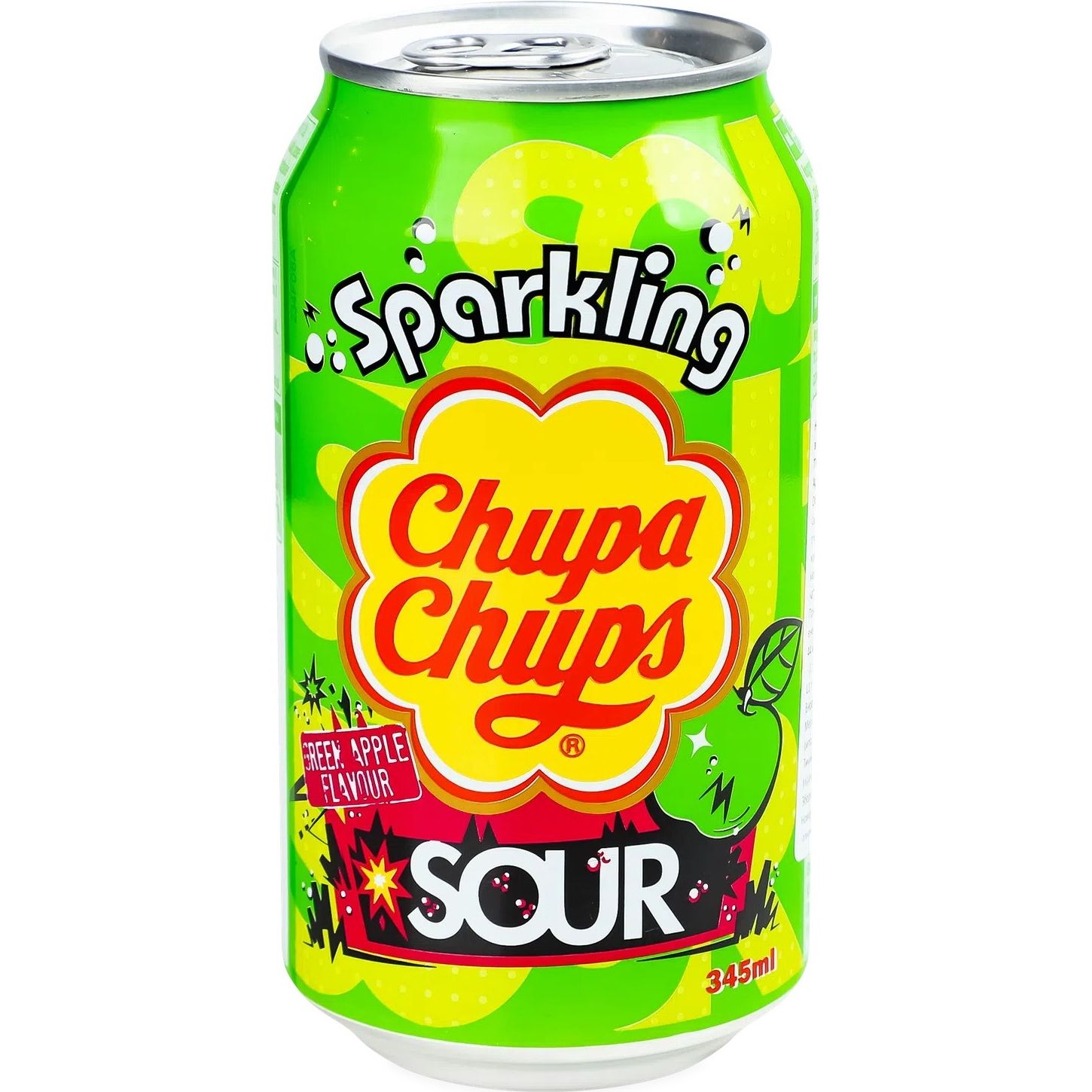 Напій Chupa Chups Sour Green Apple газований 0.345 л (929825) - фото 1