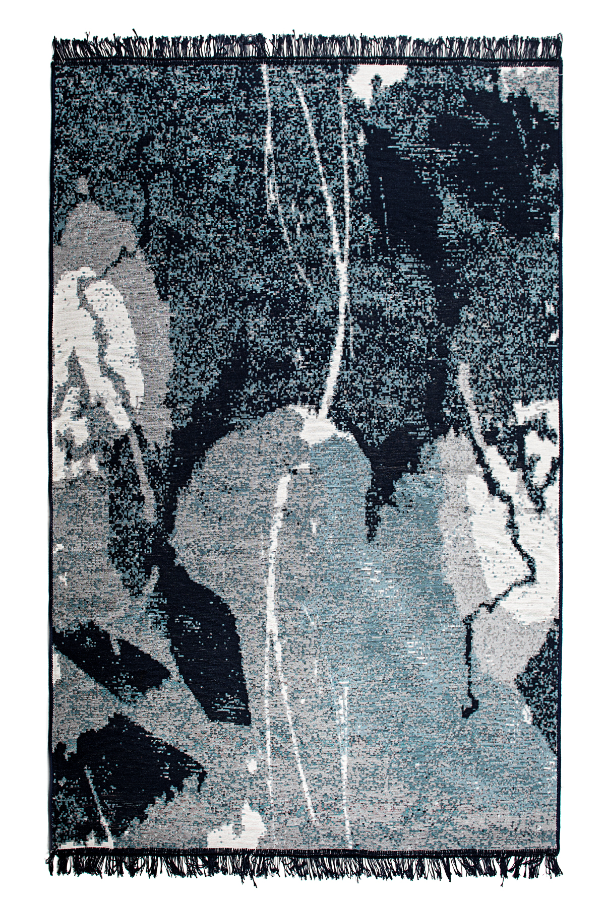 Ковер двусторонний IzziHome Albeni Siyah Beyaz Alb2, 150х80 см, синий (2200000542489) - фото 1
