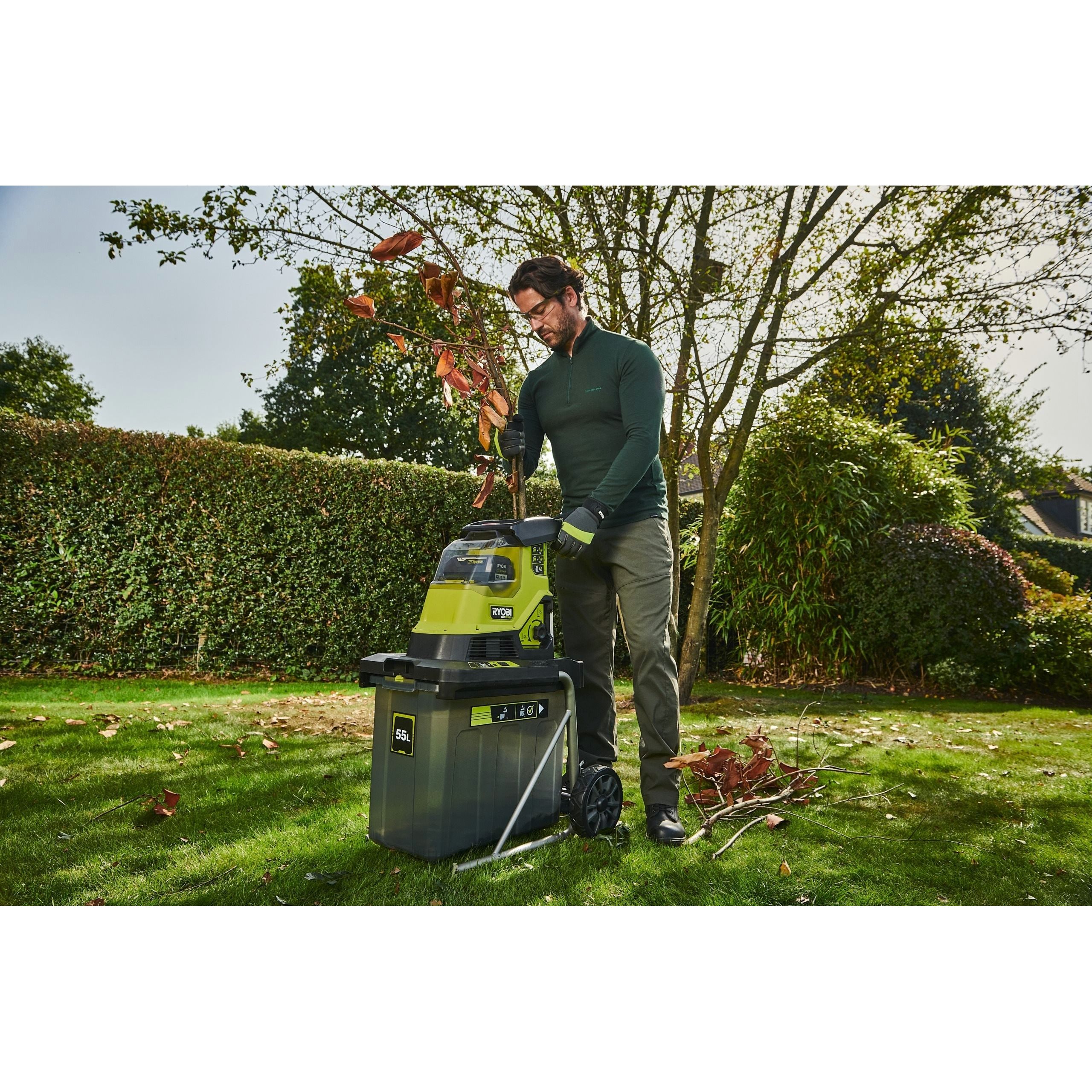 Подрібнювач садовий акумуляторний Ryobi Max Power RY36SHX40-0 36В (5133005451) - фото 10