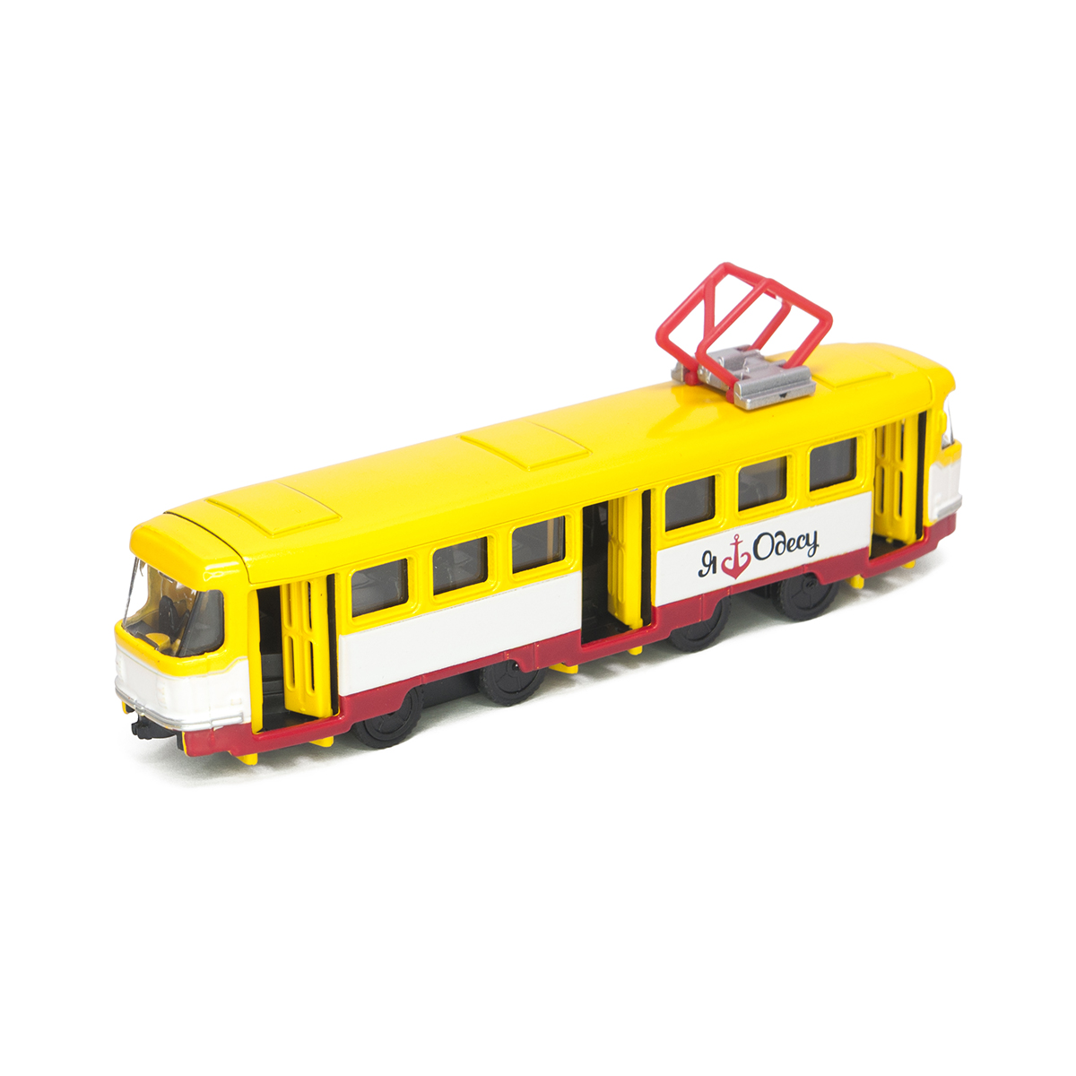 Автомодель Technopark Міський трамвай Одеса, жовтий (SB-16-66WB-U) - фото 3