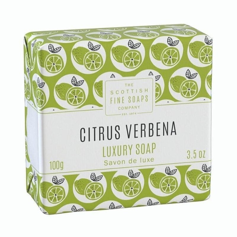 Твердое мыло Scottish Fine Soaps Citrus Verbena Luxury Soap Bar Лимонная вербена, 100 г (120078) - фото 1