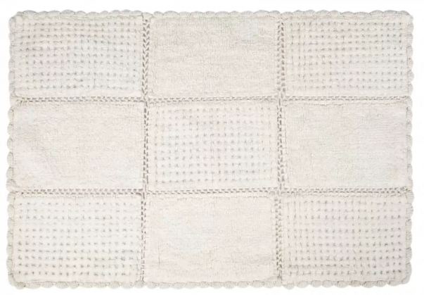Набор ковриков Irya Sandy ekru, 100х65 см и 65х45 см, молочный (svt-2000022260794) - фото 1