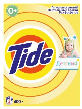 Дитячий пральний порошок Tide, 400 г - фото 1