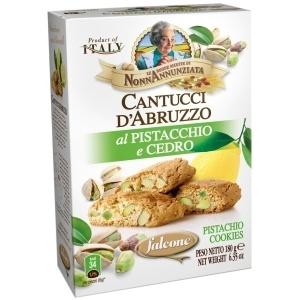 Печенье Falcone Кантуччини с фисташками и цукатами 180 г (519301) - фото 1