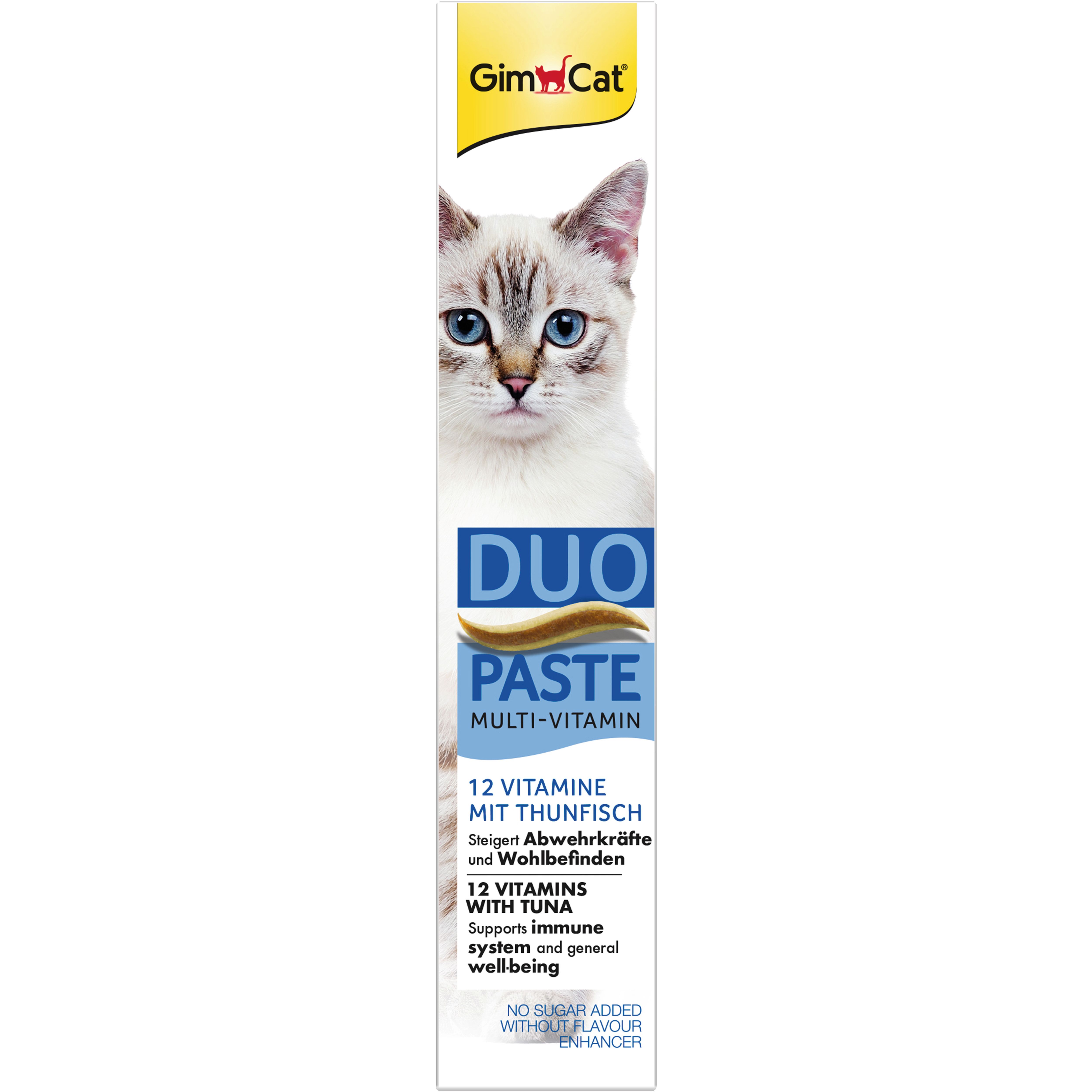 Паста для кошек GimCat Duo Paste Multi-vitamin 12 витаминов и тунец 50 г (G-421858) - фото 2