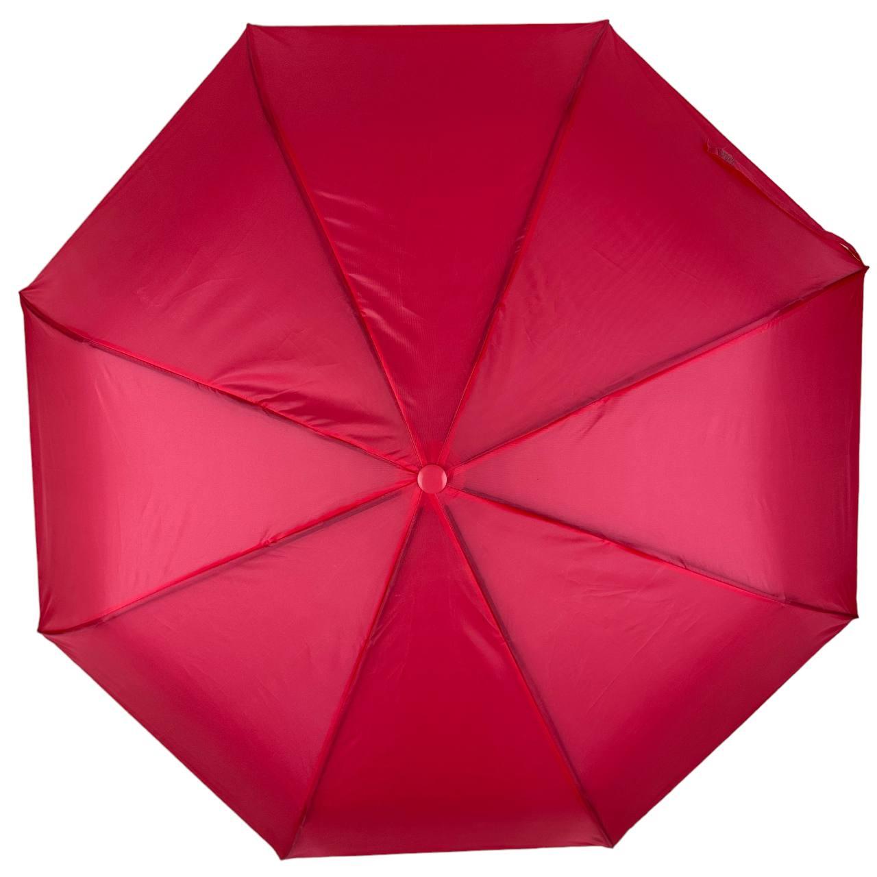 Жіноча складана парасолька напівавтомат Toprain 98 см рожева - фото 3