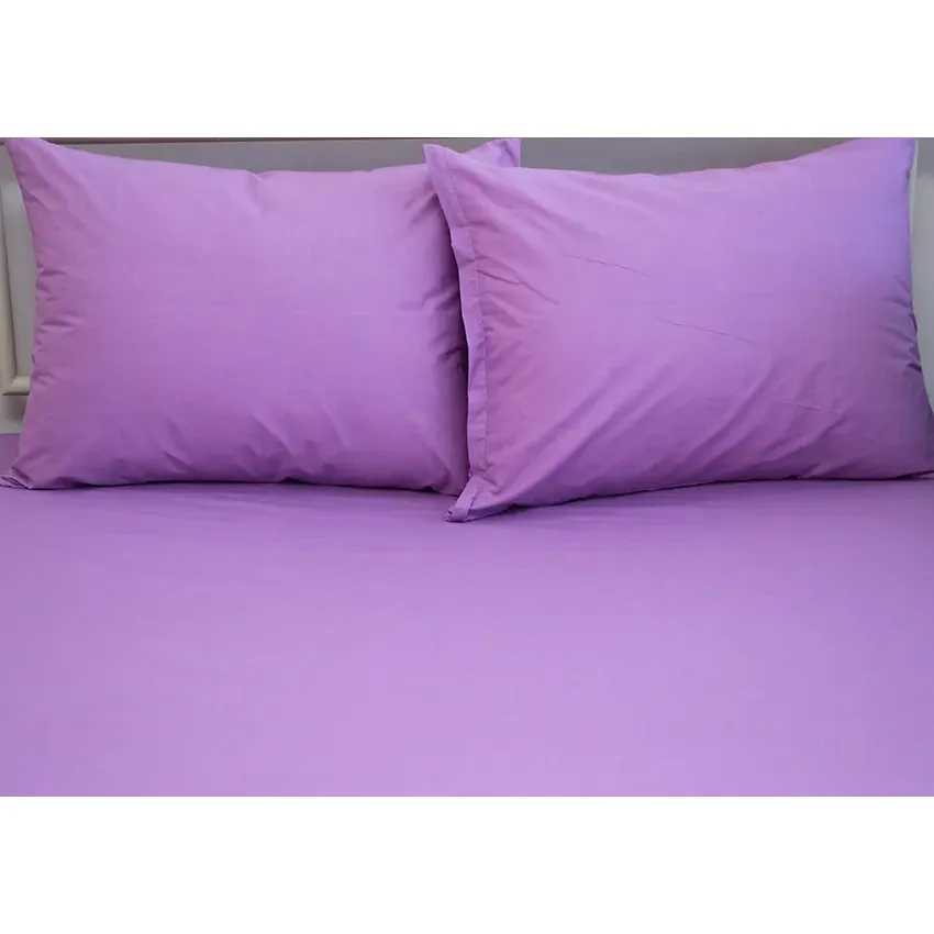 Простыня на резинке с наволочками TAG Tekstil Lavender Herb 160х200х20 см 000224338 - фото 2