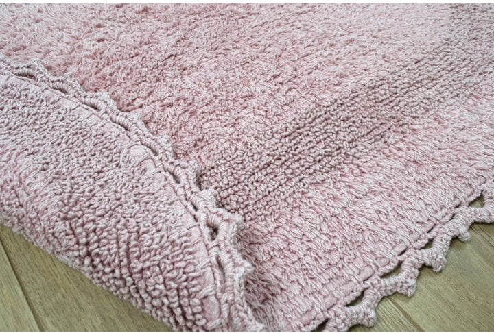 Набір килимків Irya Vermont g.kurusu, 90х60 см та 60х40 см, сітло-рожевий (svt-2000022237888) - фото 2