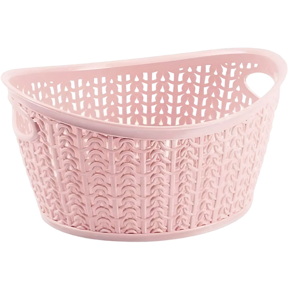 Корзина Ucsan Knit овальная 3.3 л пурпурно-розовая (116705.1) - фото 1