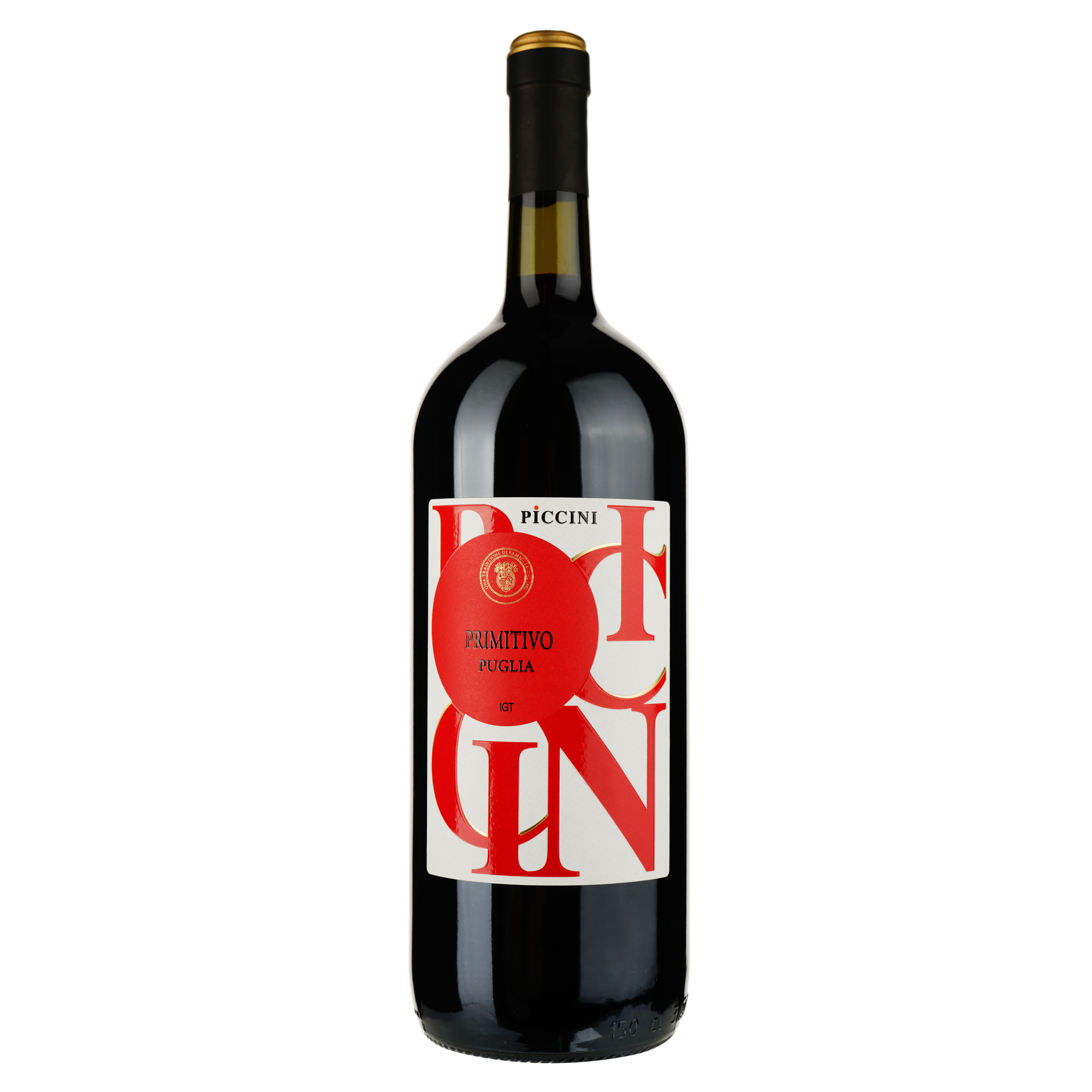 Вино Piccini Primitivo di Puglia червоне сухе 1.5 л - фото 1