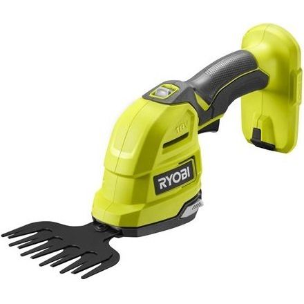 Ножницы аккумуляторные для травы Ryobi One+ RY18GSA-0 18В с насадкой для кустов (5133005764) - фото 2