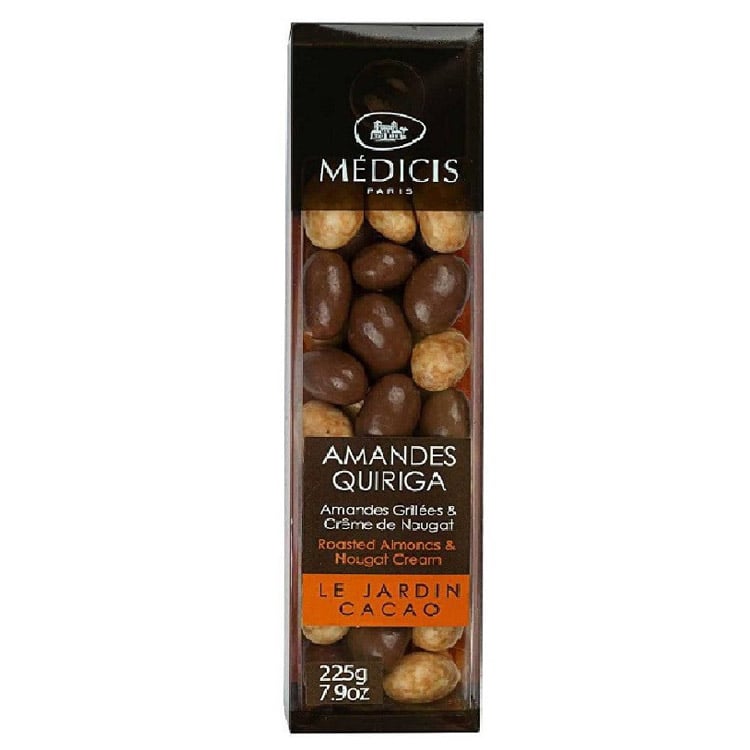 Мигдаль Medicis смажений, з білим шоколадом та нугою, 225 г - фото 1
