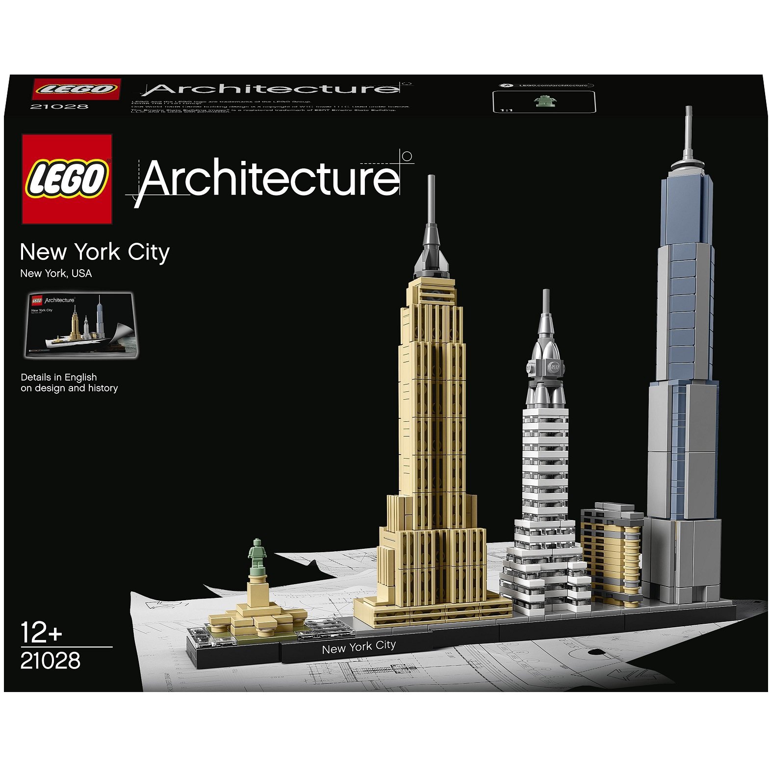 Конструктор LEGO Architecture Архитектура Нью-Йорка, 598 деталей (21028) - фото 1