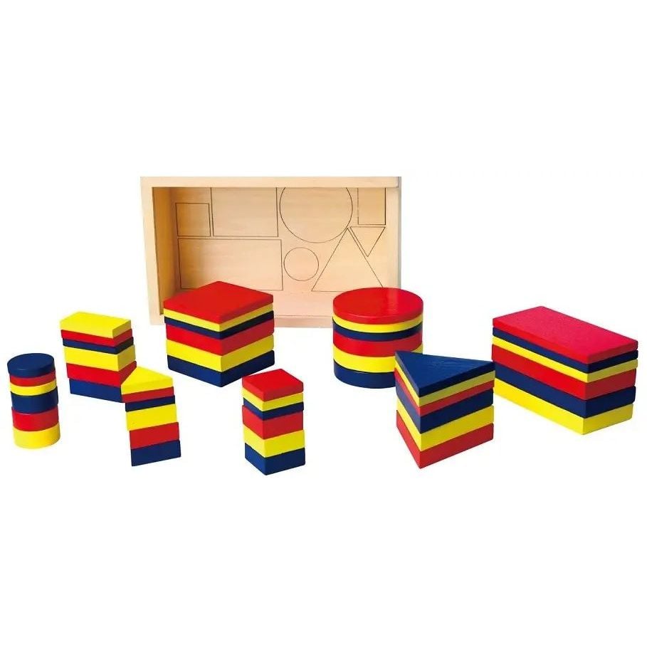 Обучающий набор Viga Toys Логические блоки Дьенеша (56164U) - фото 1