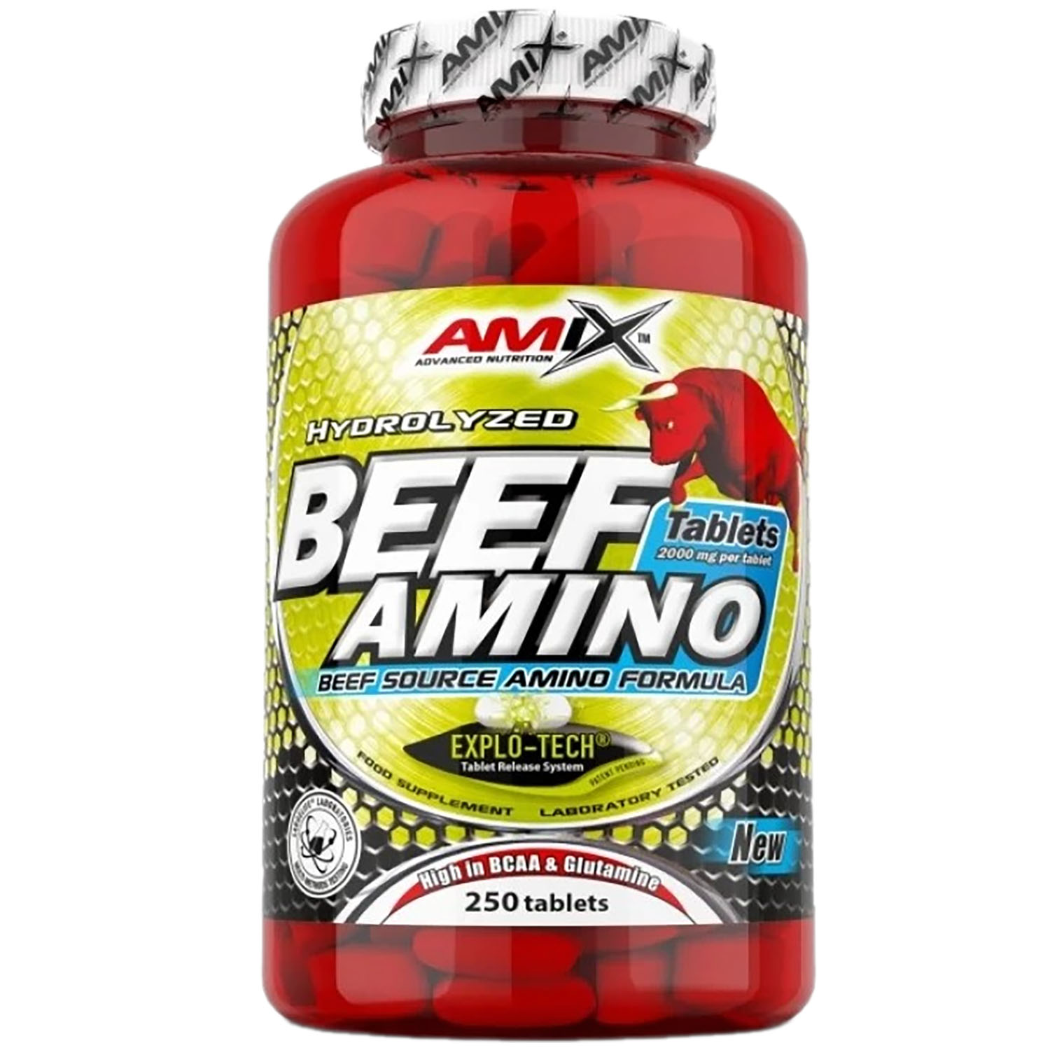 Комплексні яловичі амінокислоти Amix BEEF Amino 250 таблеток - фото 1